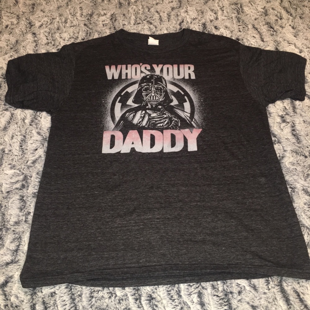 Darth Vader Who’s Your Daddy T-shirt Size Large